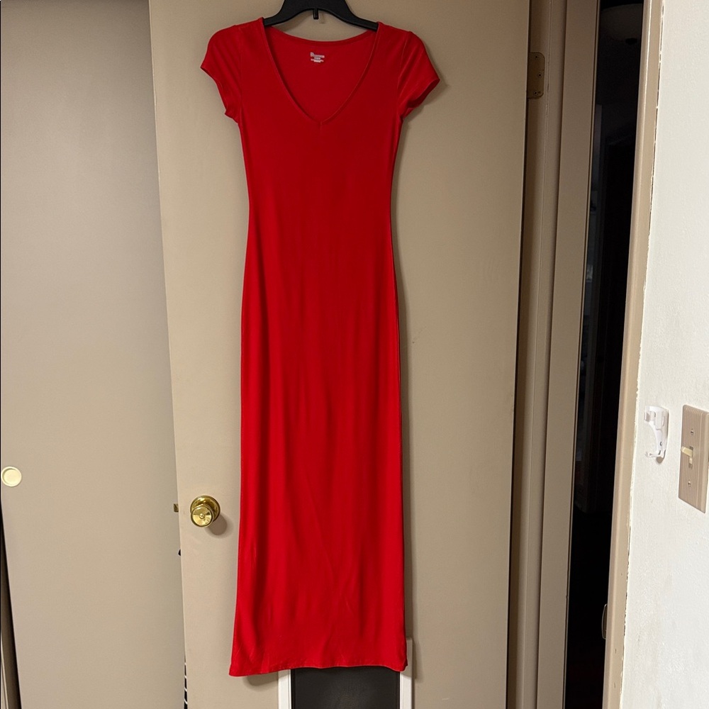 No Boundaries Scarlet Maxi Dress